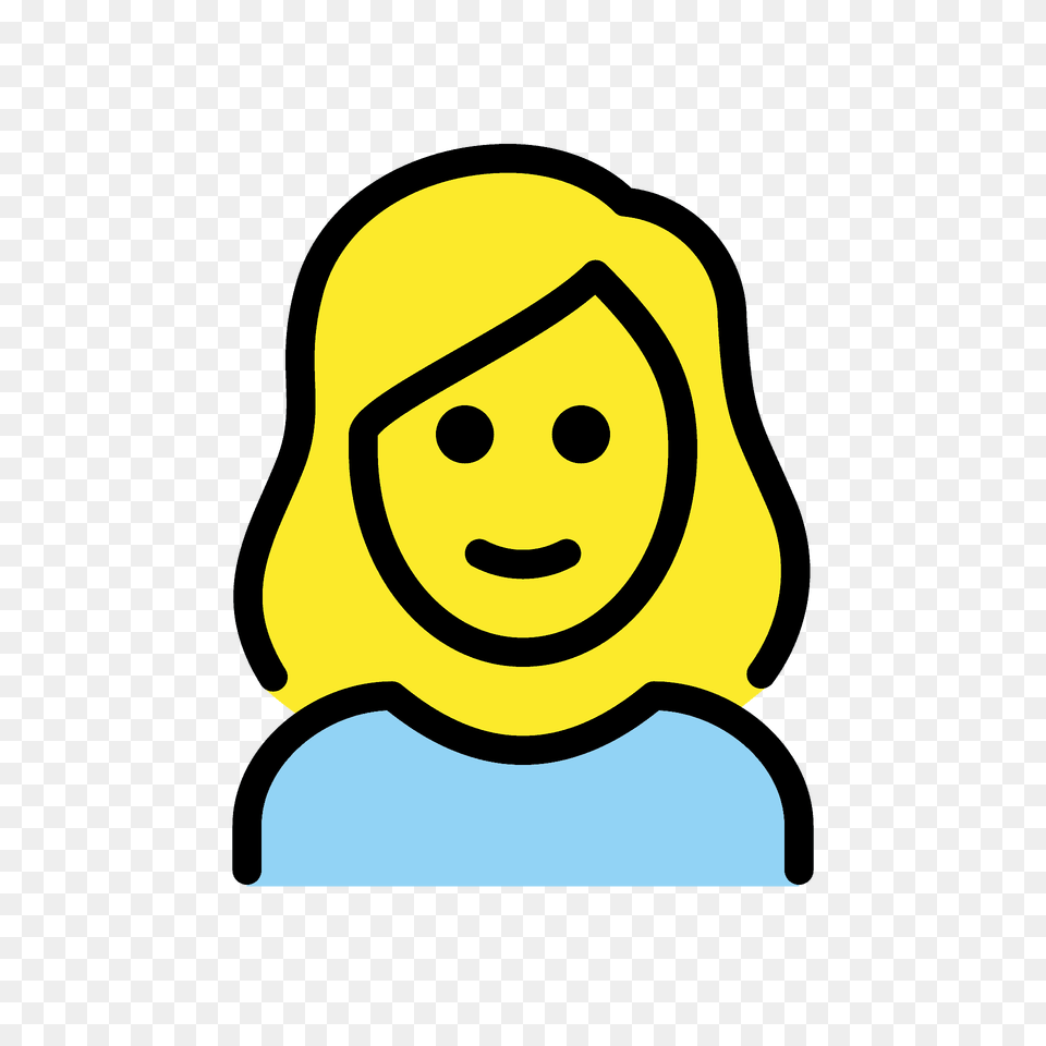 Woman Blond Hair Emoji Clipart, Clothing, Hat, Animal, Kangaroo Free Png Download