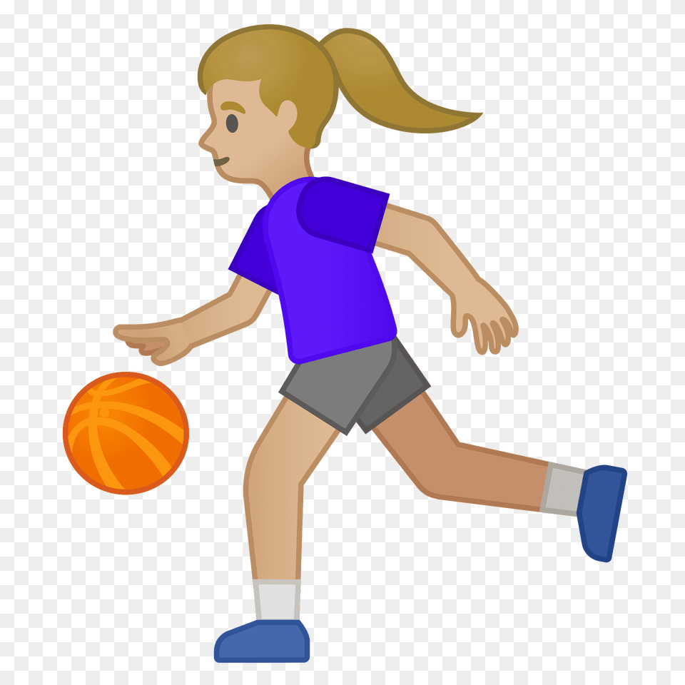 Woman Bouncing Ball Emoji Clipart, Person, Sphere, Head, Face Free Transparent Png