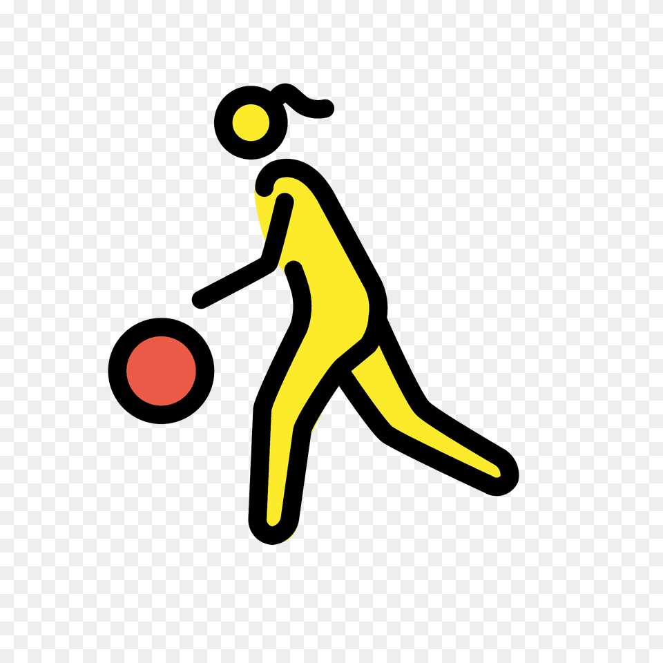 Woman Bouncing Ball Emoji Clipart, Juggling, Person Free Png