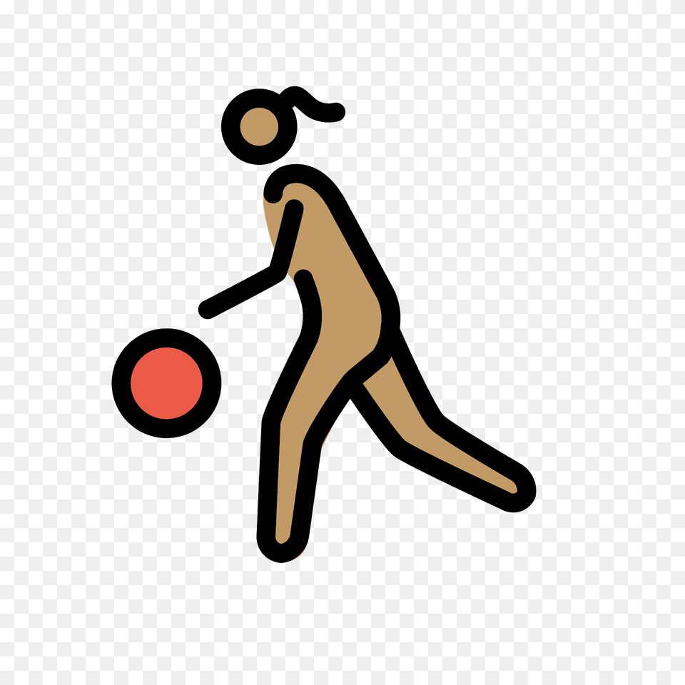 Woman Bouncing Ball Emoji Clipart, Juggling, Person, Walking, Dynamite Png Image