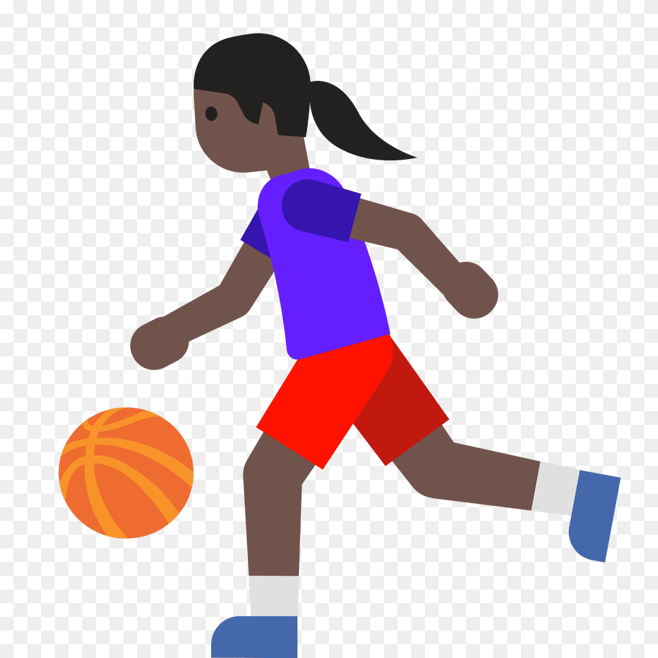 Woman Bouncing Ball Emoji Clipart, Person, Shorts, Clothing, Sport Png Image