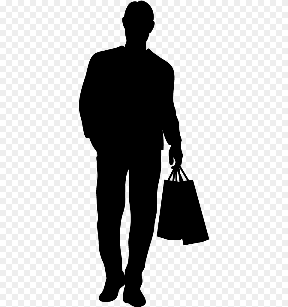 Woman Cartoon Villain Pattern Person Walking Away Silhouette, Gray Png Image
