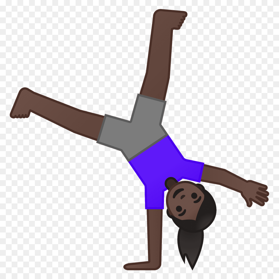 Woman Cartwheeling Emoji Clipart, Cross, Symbol Free Png