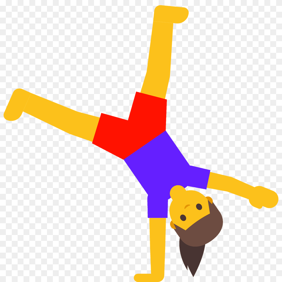Woman Cartwheeling Emoji Clipart, Lawn Mower, Tool, Device, Grass Free Png