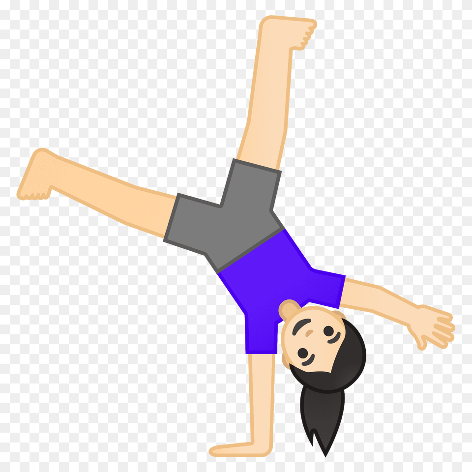Woman Cartwheeling Emoji Clipart, Cross, Symbol, Dancing, Leisure Activities Free Transparent Png