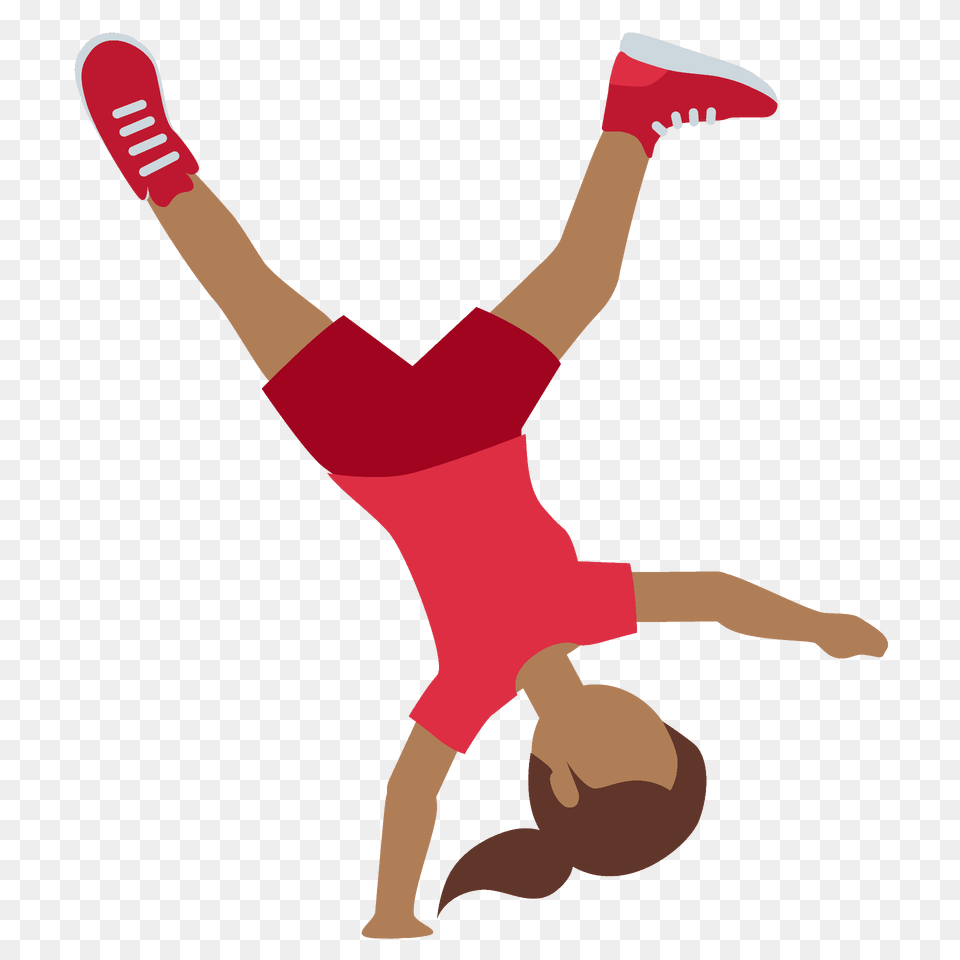 Woman Cartwheeling Emoji Clipart, Dancing, Leisure Activities, Person Png