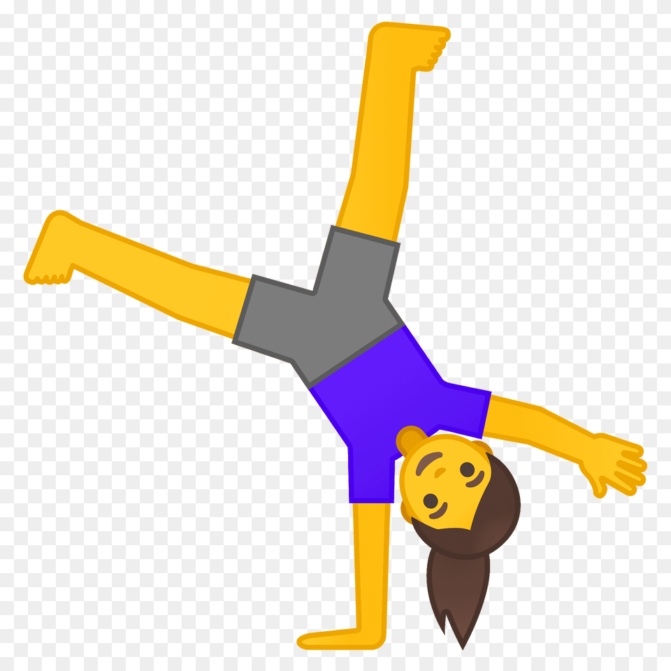 Woman Cartwheeling Emoji Clipart, Device, Grass, Lawn, Lawn Mower Png