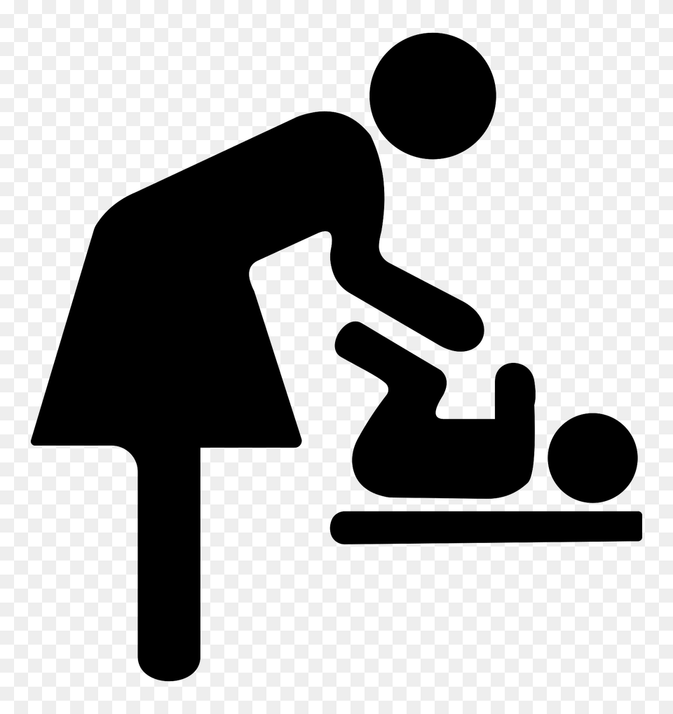 Woman Changing Diaper Pictogram, Croquet, Sport Png