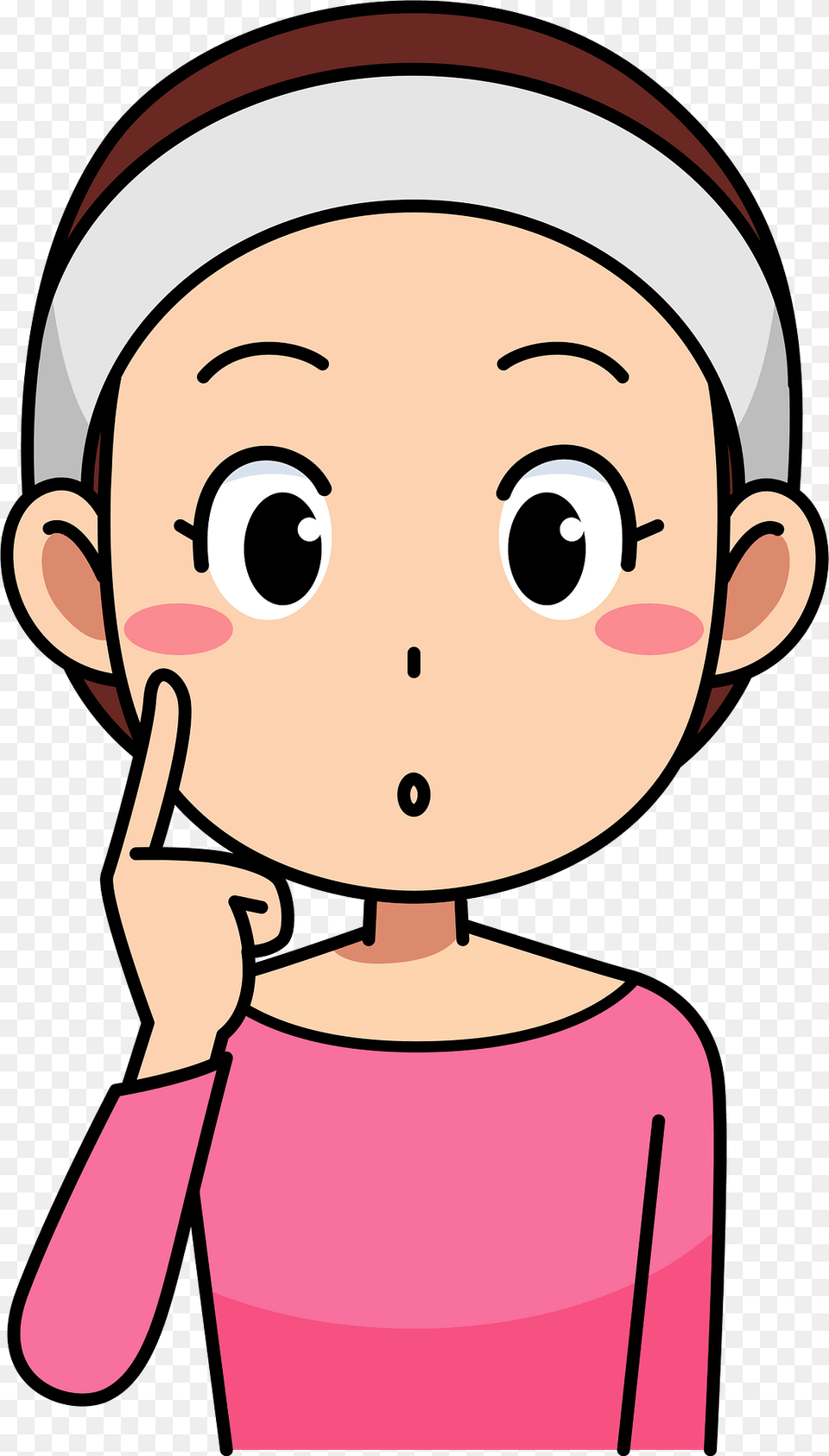 Woman Checking Skin Mark Clipart, Baby, Person, Book, Comics Free Png Download