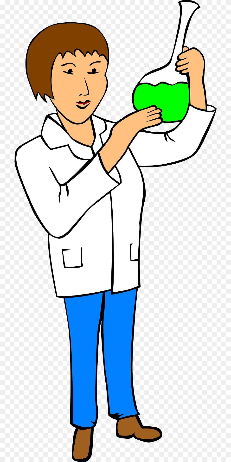 Woman Chemist Clipart, Boy, Child, Male, Person Free Transparent Png