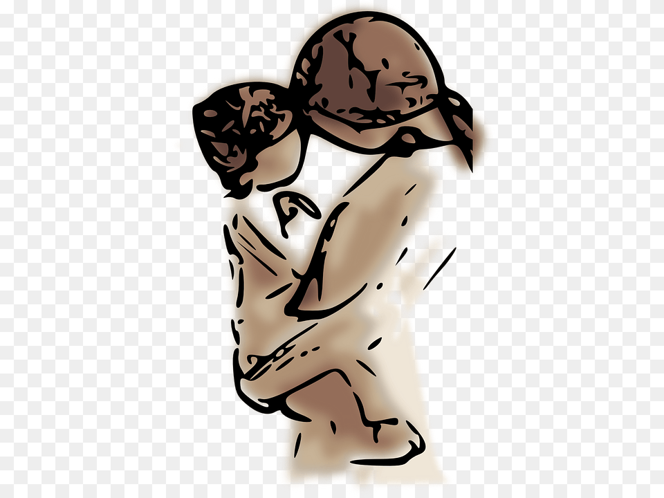 Woman Child Baby Carrying Mommy And Baby Clipart, Person, Hugging, Face, Head Free Transparent Png