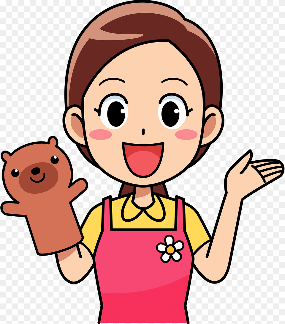 Woman Childcare Worker Clipart, Baby, Person, Face, Head Png