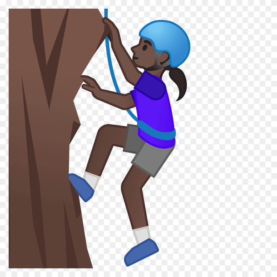 Woman Climbing Emoji Clipart, Outdoors, Person, Face, Head Png Image