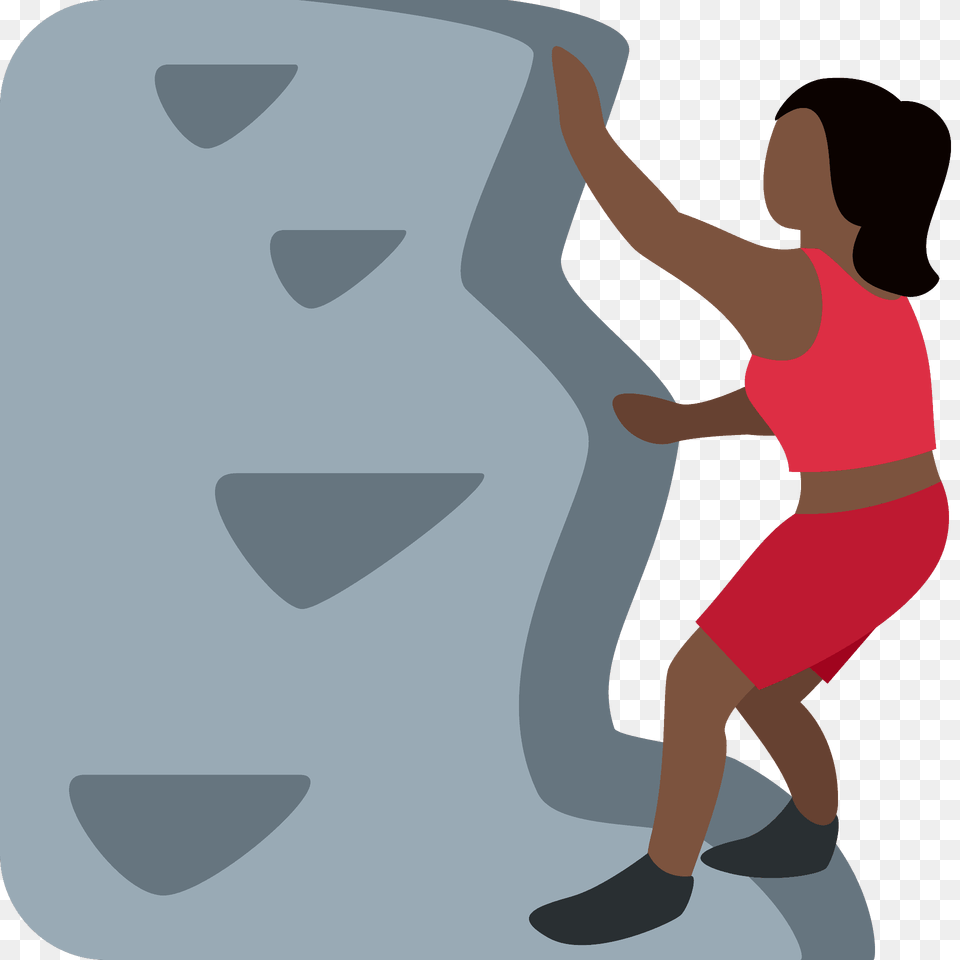 Woman Climbing Emoji Clipart, Person, Clothing, Footwear, Shoe Free Png Download