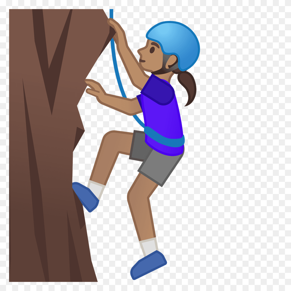 Woman Climbing Emoji Clipart, Outdoors, Person, Face, Head Png