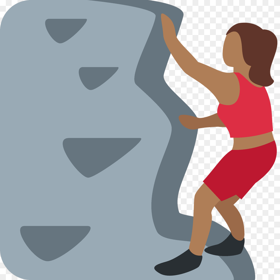 Woman Climbing Emoji Clipart, Person, Clothing, Footwear, Shoe Free Png Download