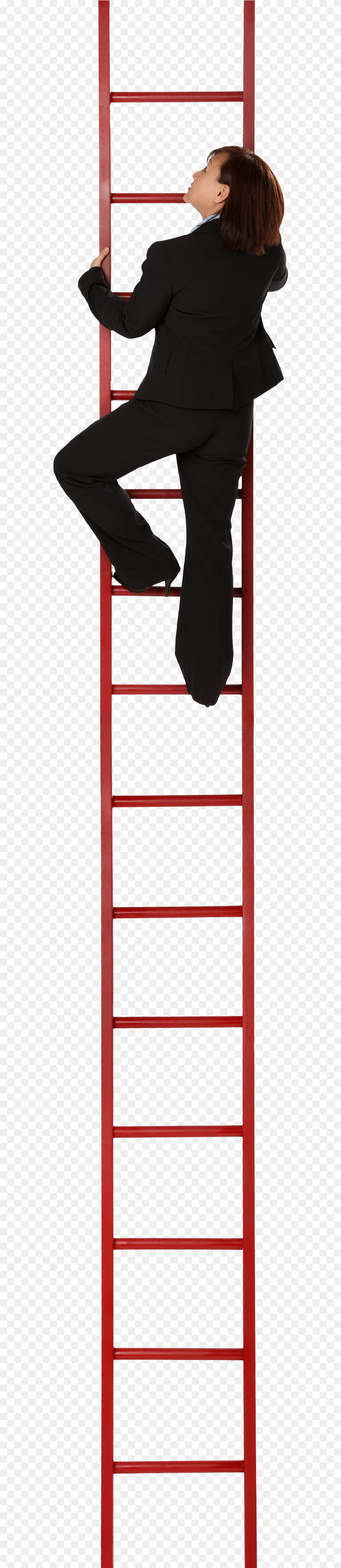 Woman Climbing Ladder, Adult, Male, Man, Person Free Transparent Png