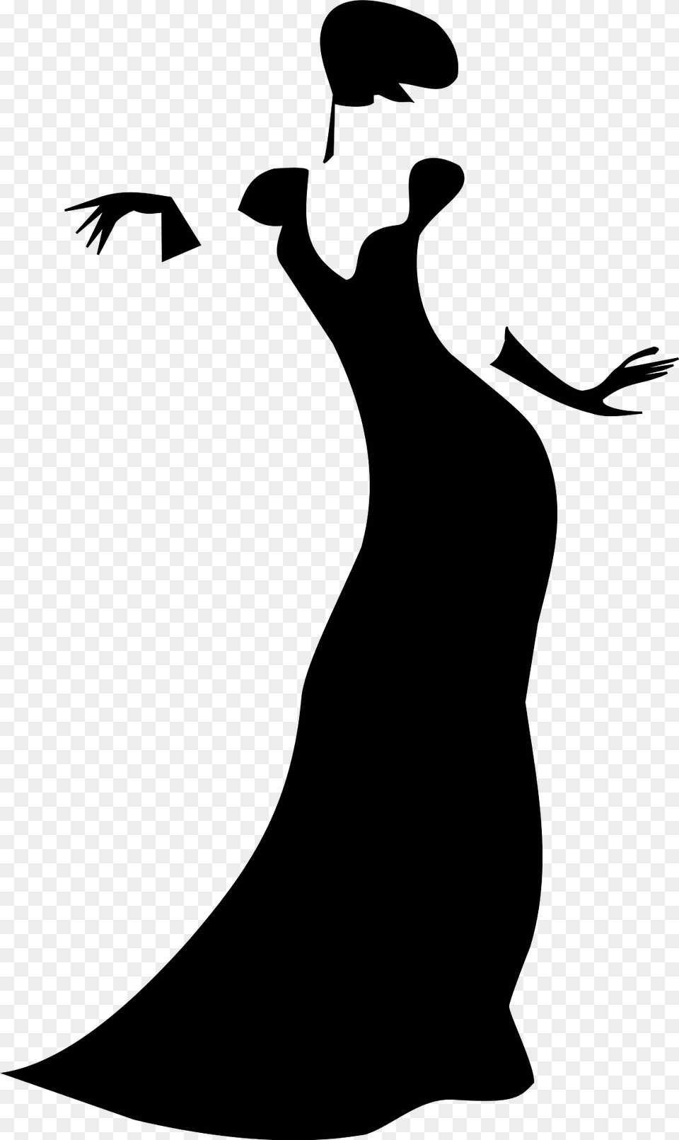 Woman Clipart, Person, Animal, Bird, Silhouette Free Png
