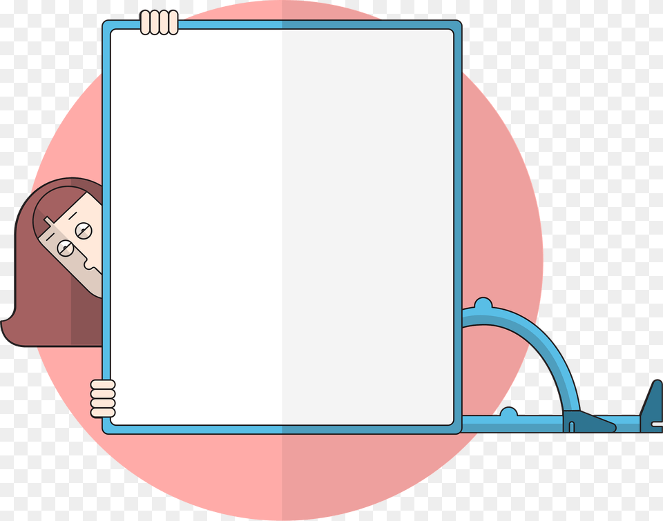 Woman Clipart, White Board Png