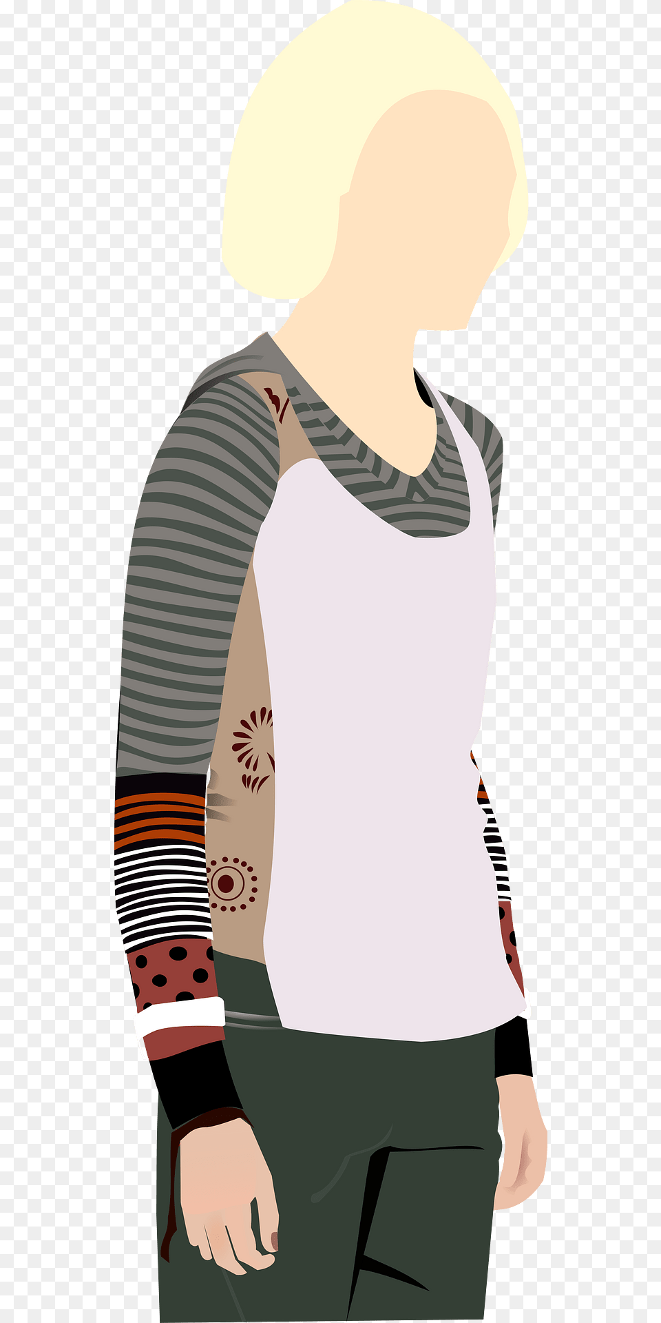 Woman Clipart, Clothing, Long Sleeve, Sleeve, Knitwear Png