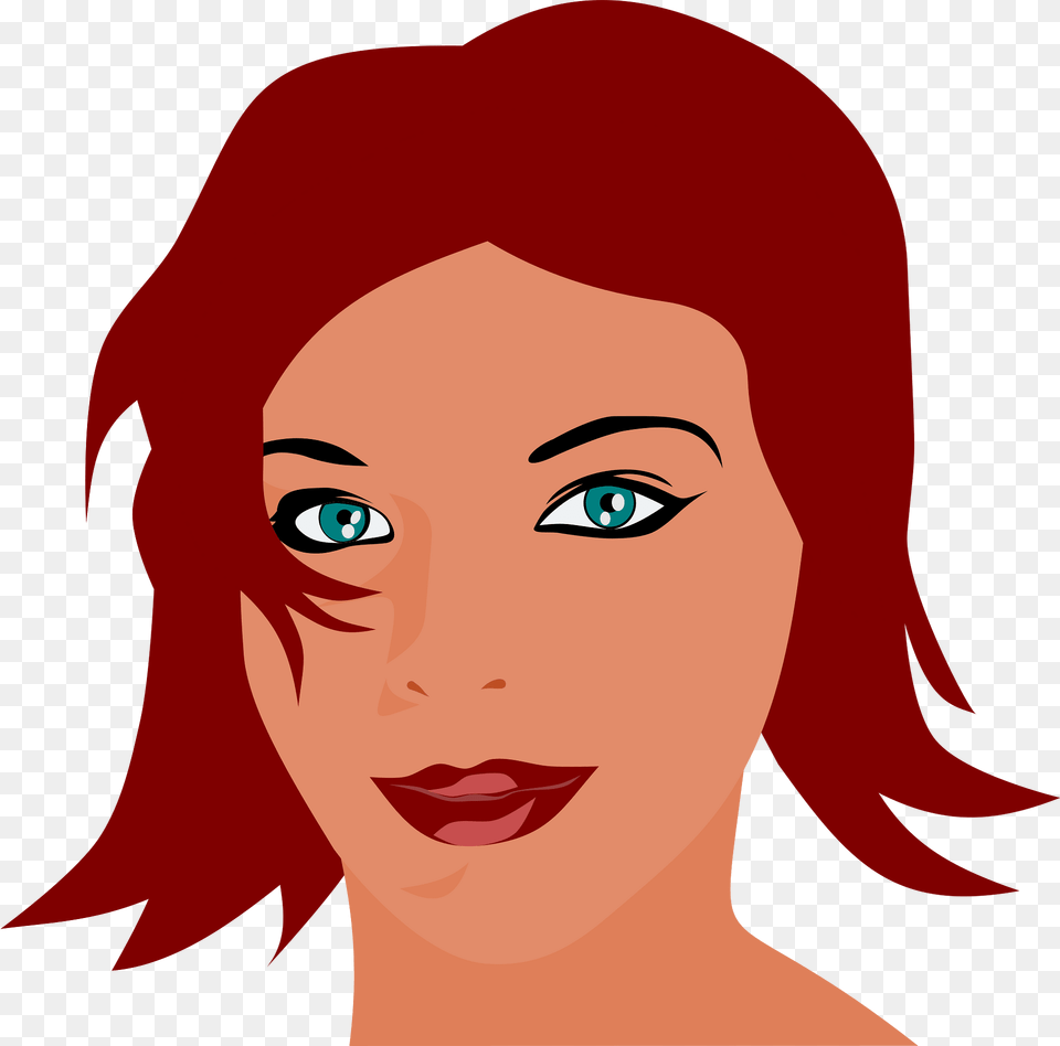 Woman Clipart, Head, Portrait, Photography, Face Free Png