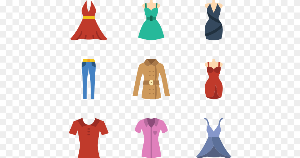 Woman Clothes Clothes Vector, Accessories, Formal Wear, Tie, Dress Free Png Download