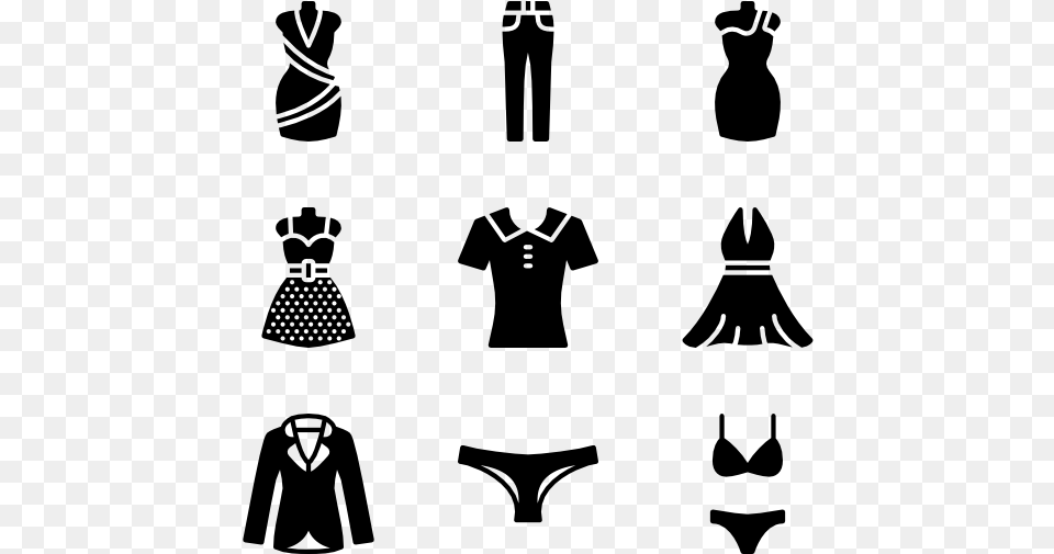 Woman Clothes Women Clothing Icon, Gray Png Image