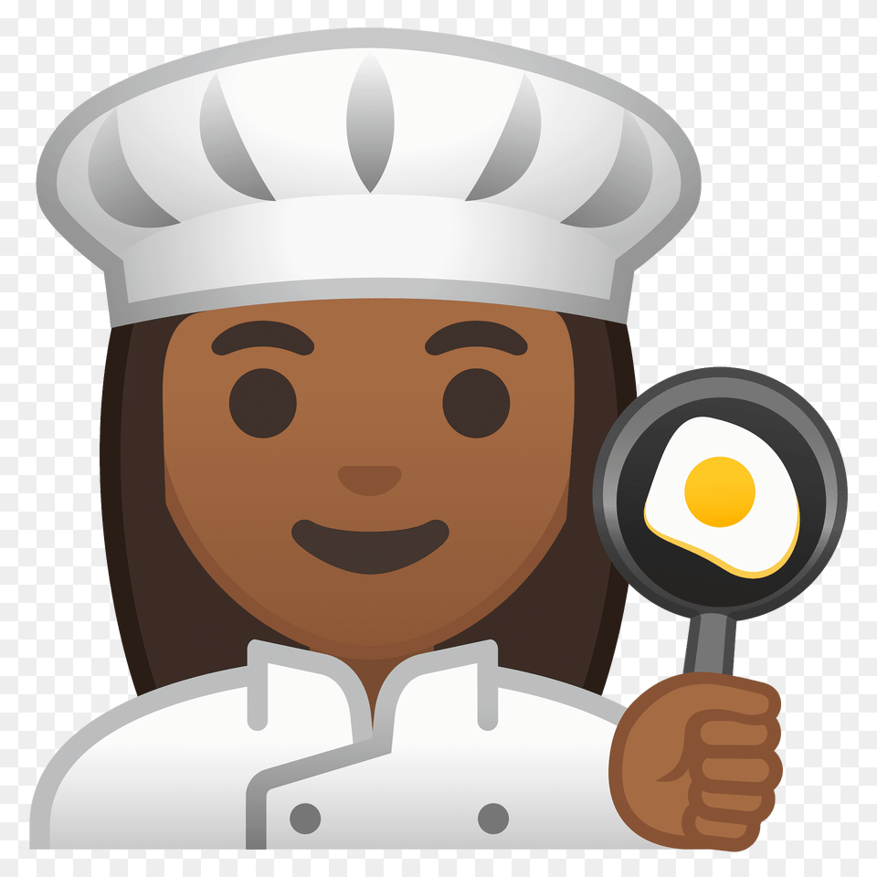 Woman Cook Emoji Clipart, Person, People, Cooking Pan, Cookware Png Image
