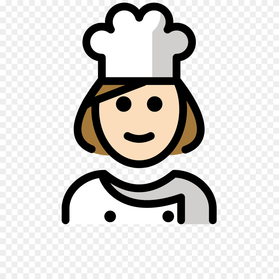 Woman Cook Emoji Clipart, People, Person, Clothing, Hat Free Png Download