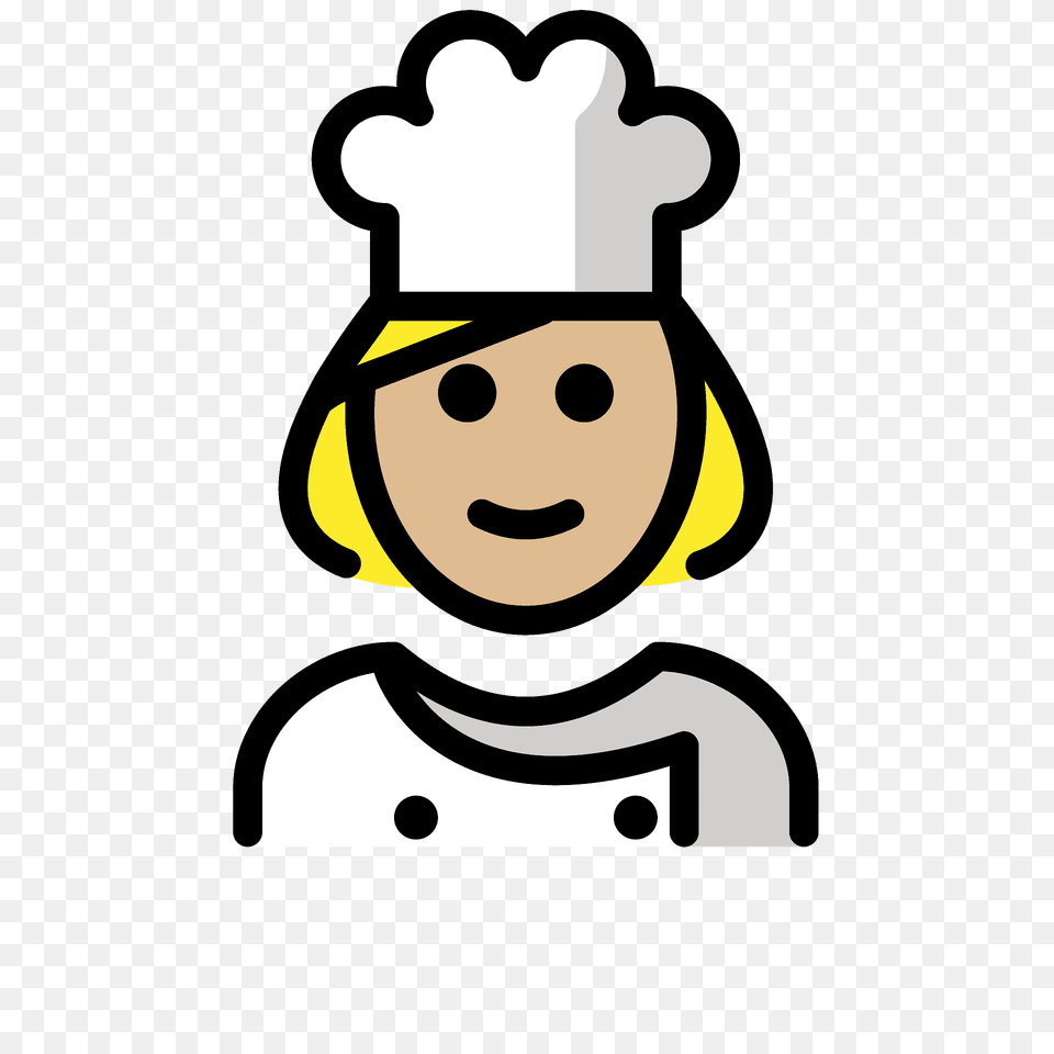 Woman Cook Emoji Clipart, Clothing, Hat, Helmet, People Free Png Download