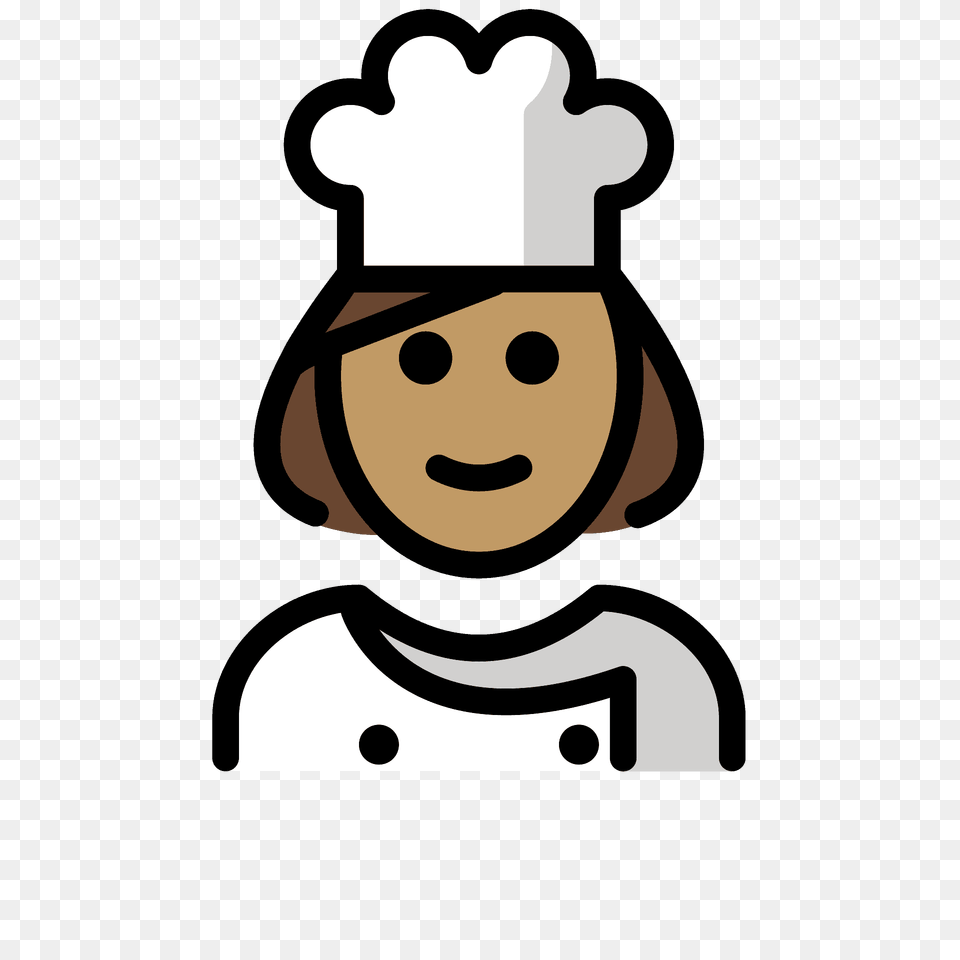 Woman Cook Emoji Clipart, People, Person, Clothing, Hat Png