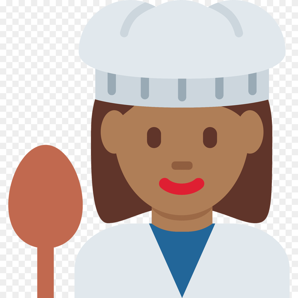 Woman Cook Emoji Clipart, Sweets, Spoon, Food, Cutlery Png
