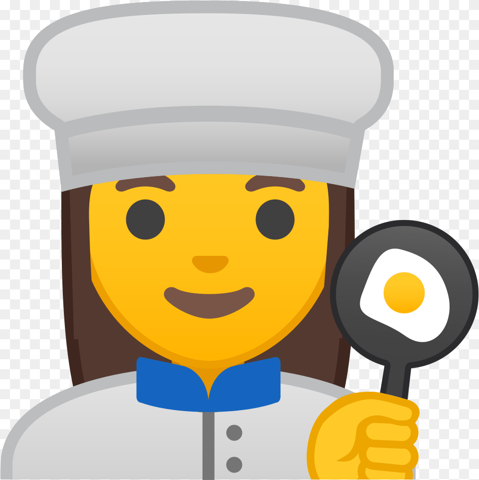 Woman Cook Icon Noto Emoji People Profession Iconset Google Icon, Cutlery, Glass Png