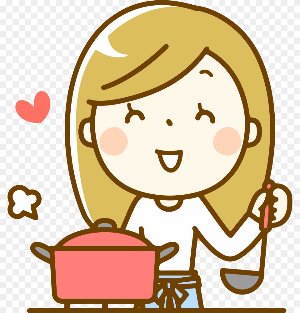 Woman Cooking Take The Trash Out Dibujos, Food, Meal, Cutlery, Cookware Free Png Download