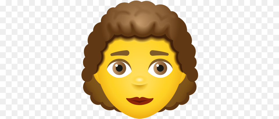 Woman Curly Hair Icon Happy, Face, Head, Person, Photography Png