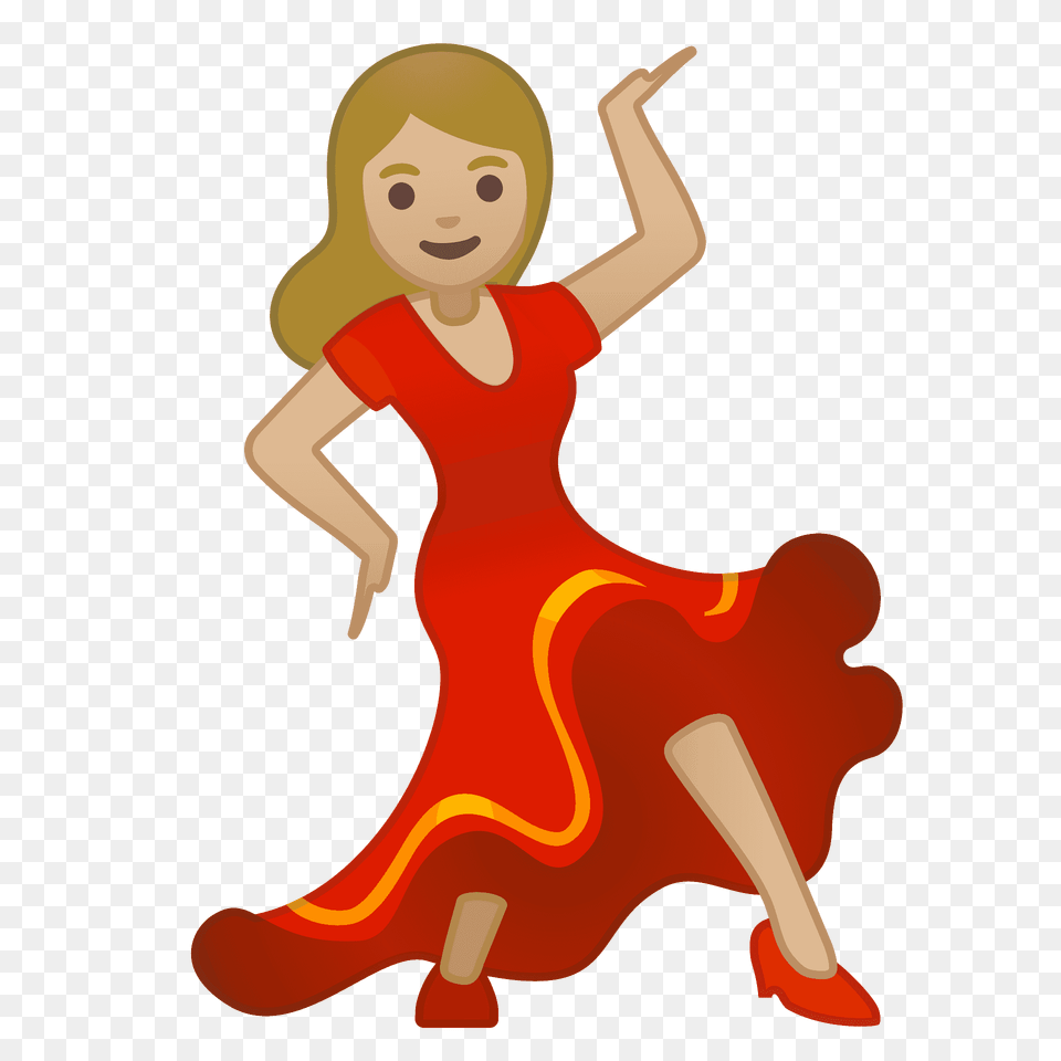 Woman Dancing Emoji Clipart, Person, Dance Pose, Leisure Activities, Performer Png Image