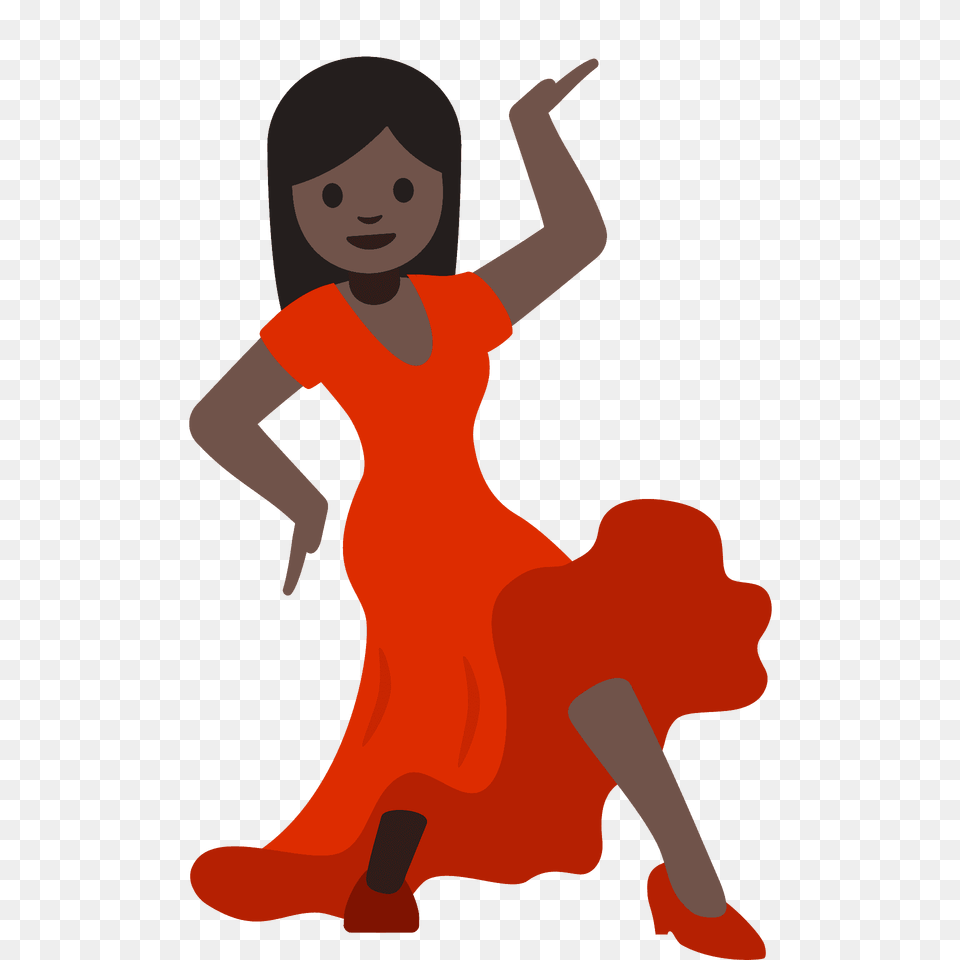 Woman Dancing Emoji Clipart, Clothing, Leisure Activities, Person, Dress Free Png Download