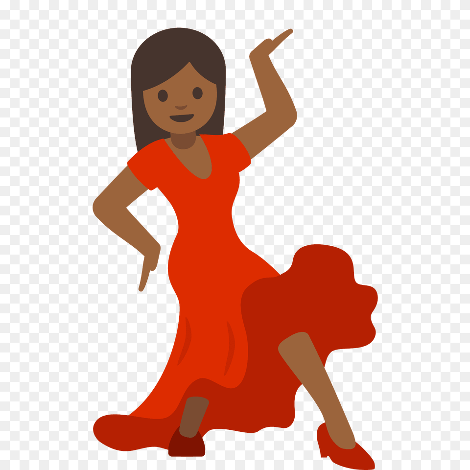 Woman Dancing Emoji Clipart, Clothing, Leisure Activities, Person, Dress Free Png