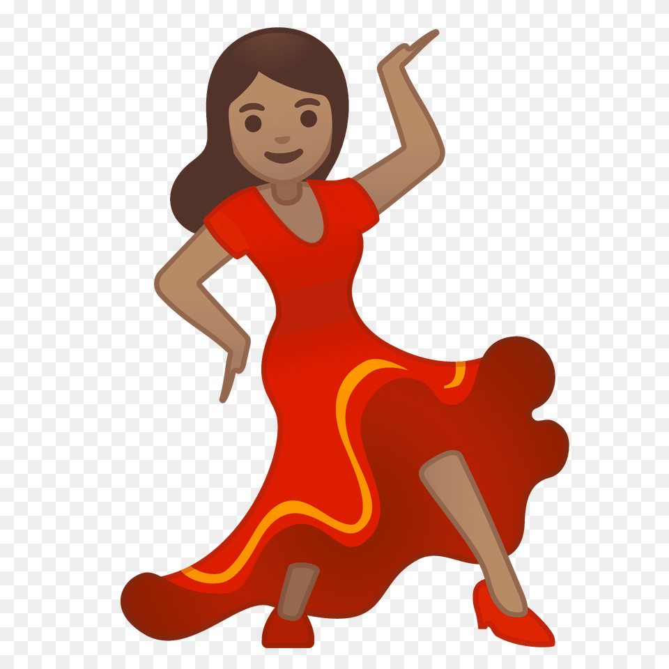 Woman Dancing Emoji Clipart, Person, Dance Pose, Leisure Activities, Performer Free Png