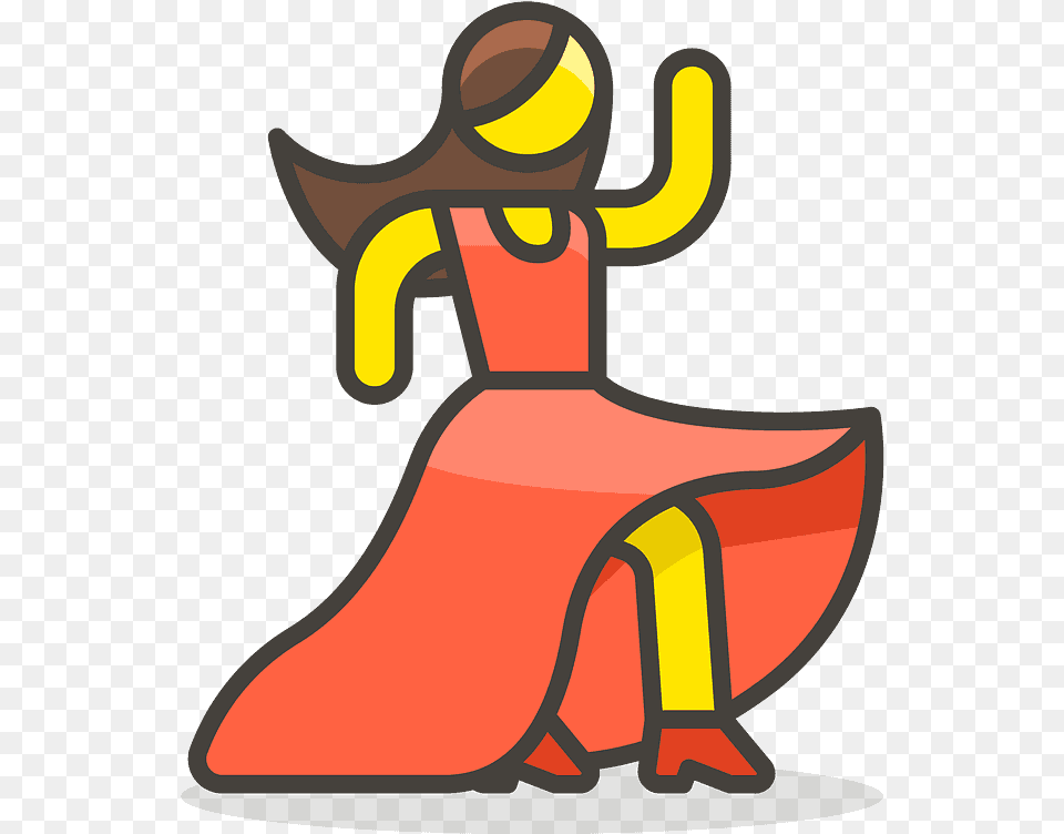 Woman Dancing Emoji Clipart Icon Dancing, Clothing, Costume, Person, Fashion Png