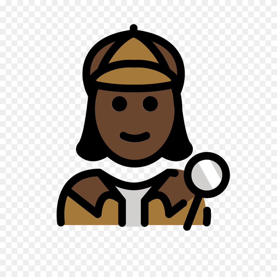 Woman Detective Emoji Clipart, People, Person, Face, Head Free Transparent Png