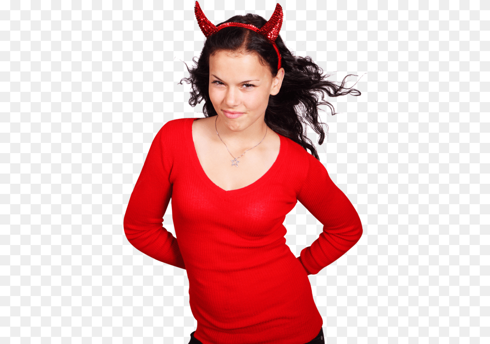 Woman Devil, Accessories, Sleeve, Clothing, Long Sleeve Free Png