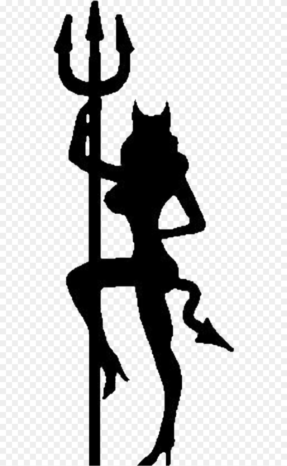 Woman Devil Shedevil Sexy Lady Girl Girls Stripper Stickers, Silhouette, Person, Festival, Hanukkah Menorah Free Transparent Png