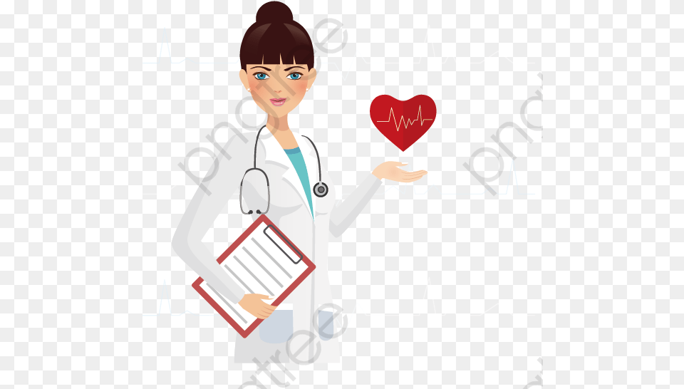 Woman Doctor Vector, Clothing, Coat, Lab Coat, Adult Free Png Download