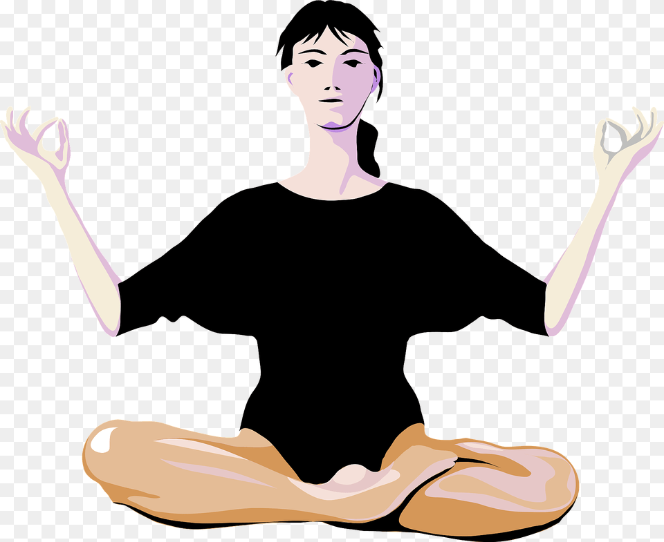 Woman Doing Yoga Clipart, Adult, Person, Female, Head Png