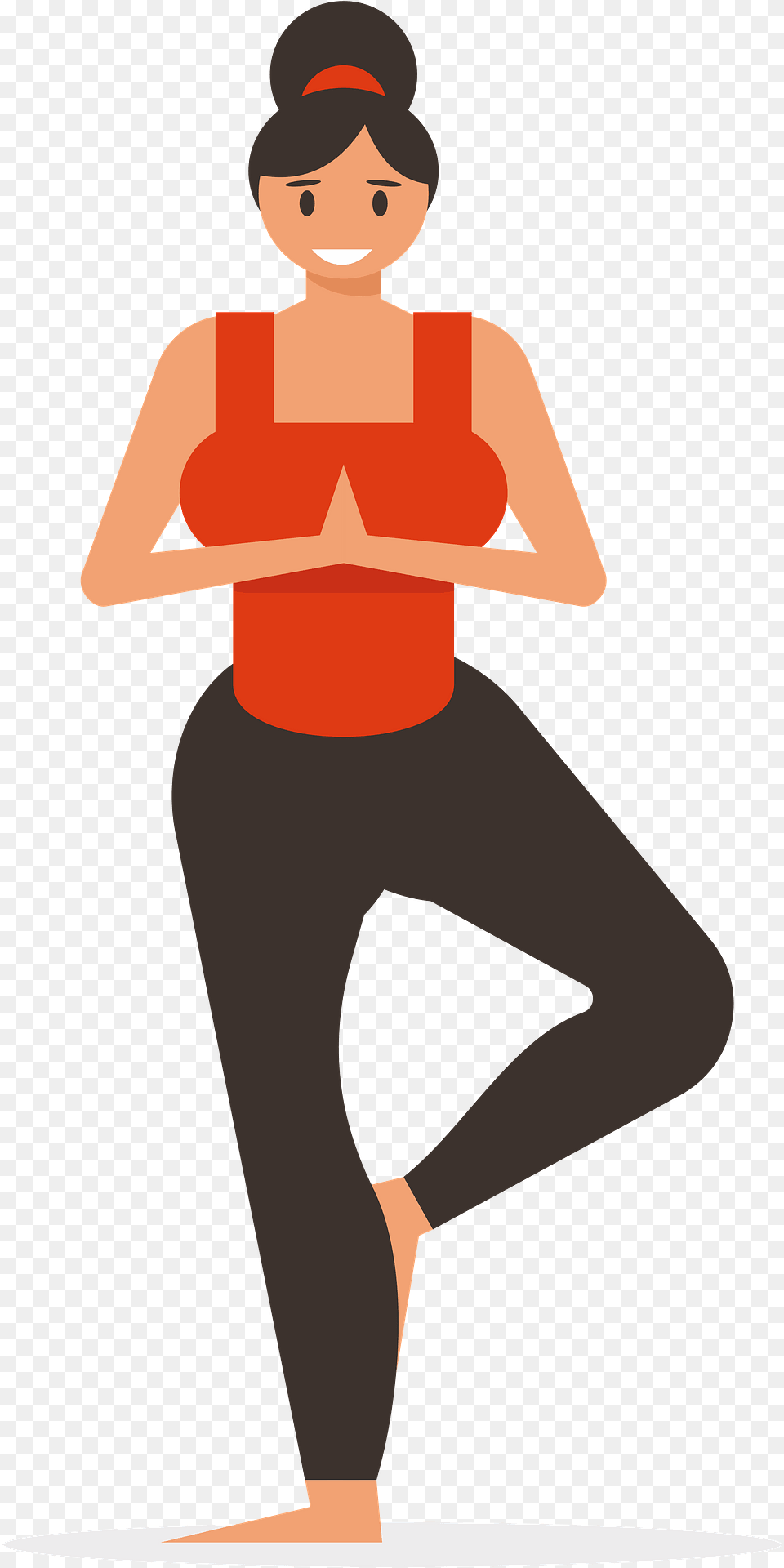 Woman Doing Yoga Clipart, Person, Face, Head Free Png Download