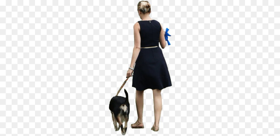 Woman Dress Dog Walking Walking Dog Cut Out, Accessories, Strap, Clothing, Person Free Png