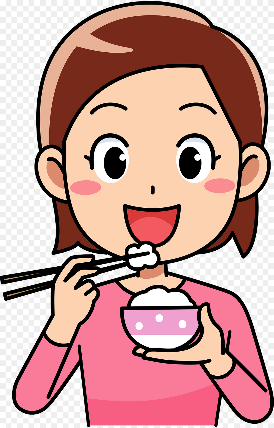 Woman Eating Cooked Rice Clipart, Baby, Food, Meal, Person Free Transparent Png