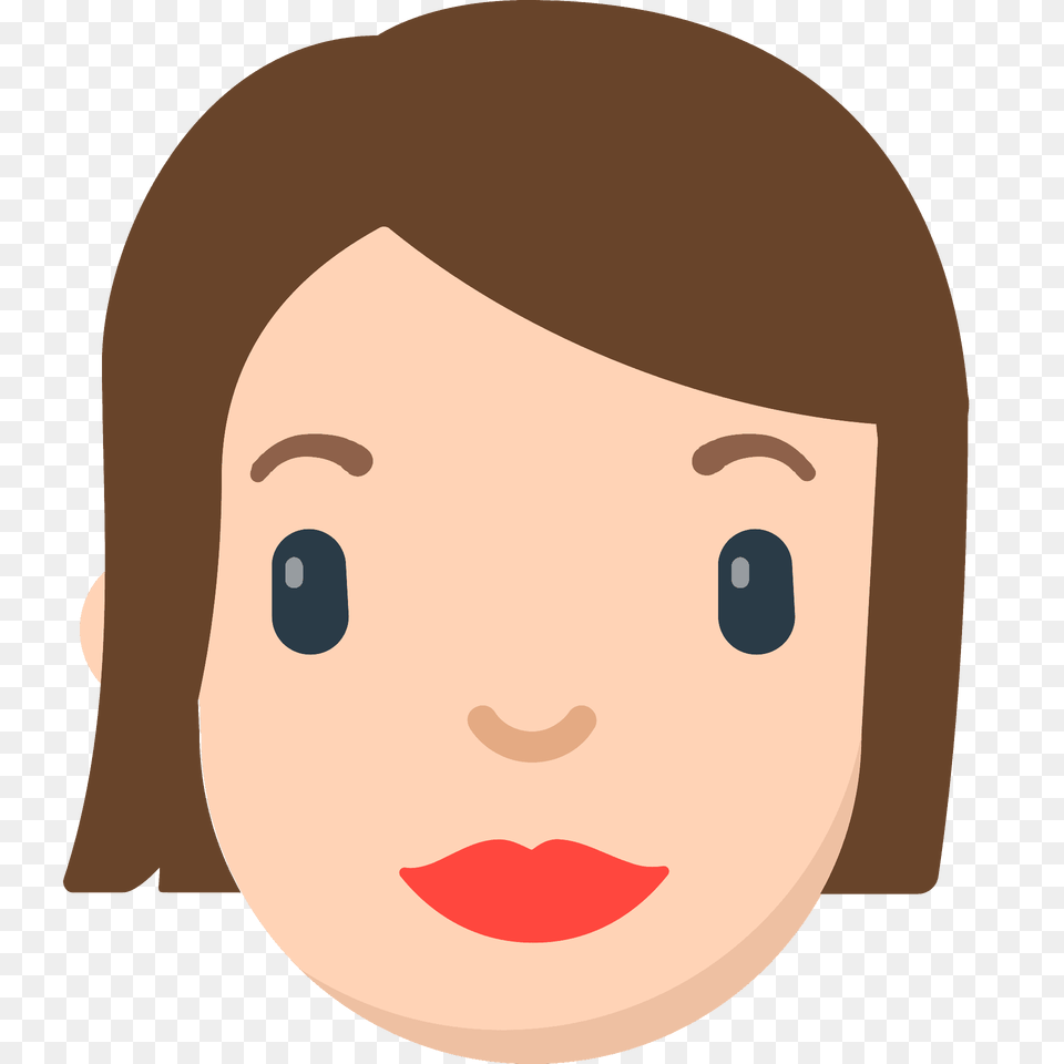 Woman Emoji Clipart, Face, Head, Person, Photography Png Image