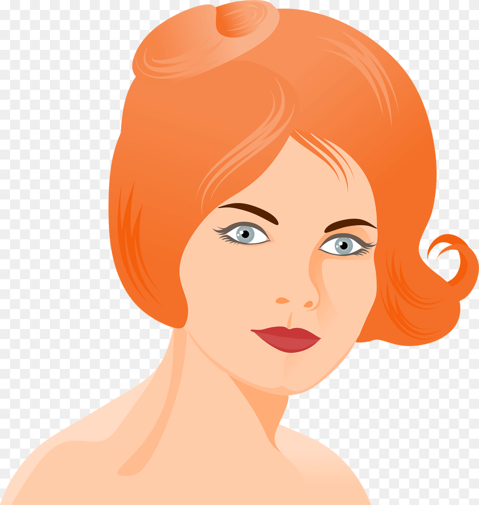 Woman Face Clipart, Adult, Female, Head, Person Png Image